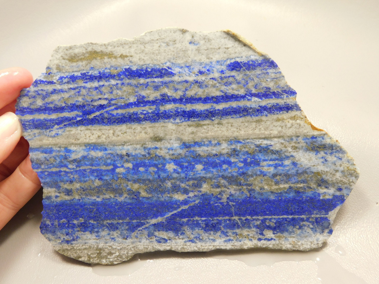 Lapis Lazuli Stone Slab Lapidary Cabbing Rough Rock #O7