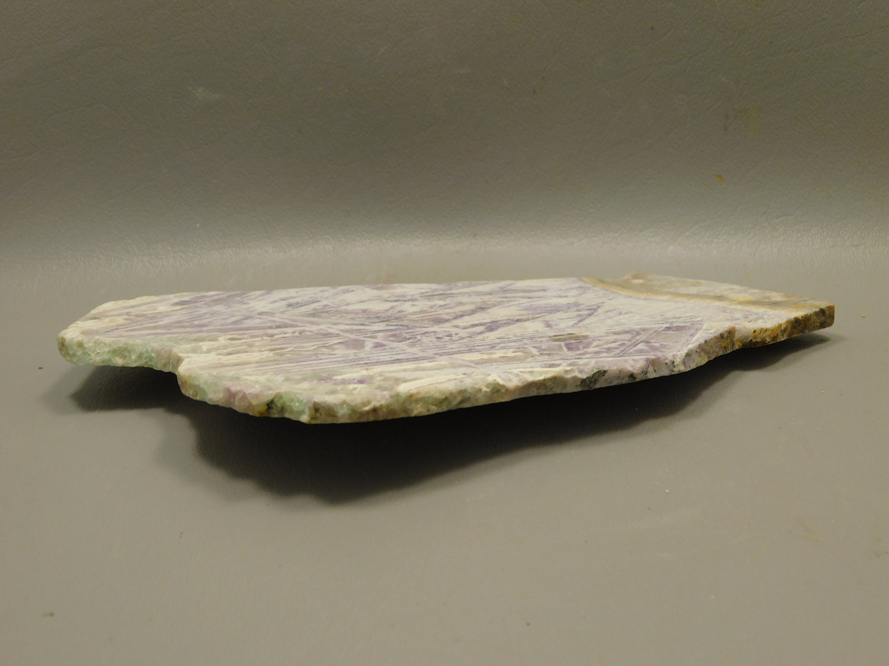 Purple Sagenite Stone Slab Cabbing Lapidary Rough Rock #O6