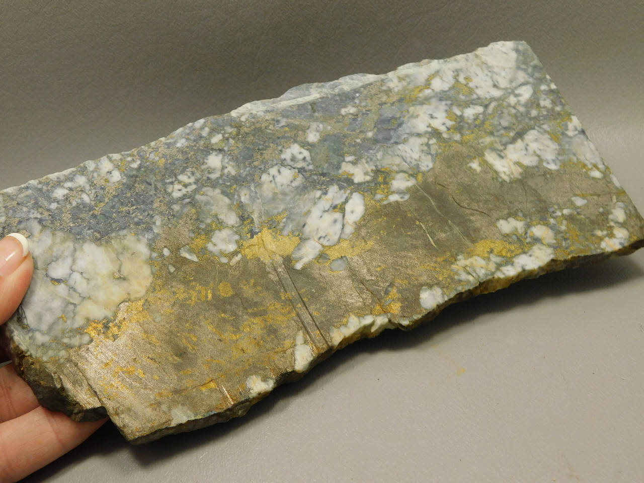 Mohawkite Lapidary Rough Rock Unpolished Stone Slab Michigan #O2