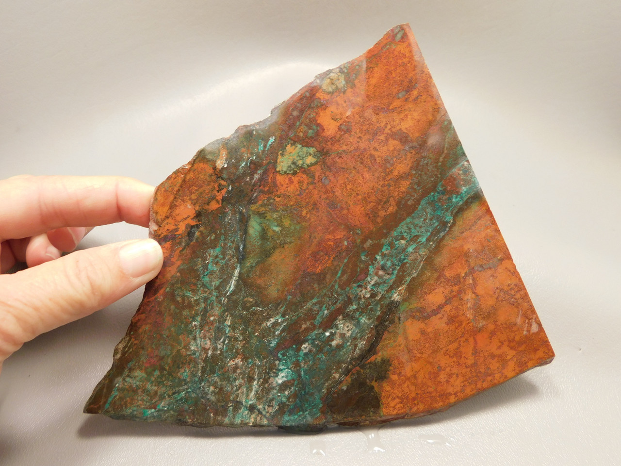 Sonora Sunset Unpolished Stone Slab Chrysocolla Cuprite Rough Rock #O4