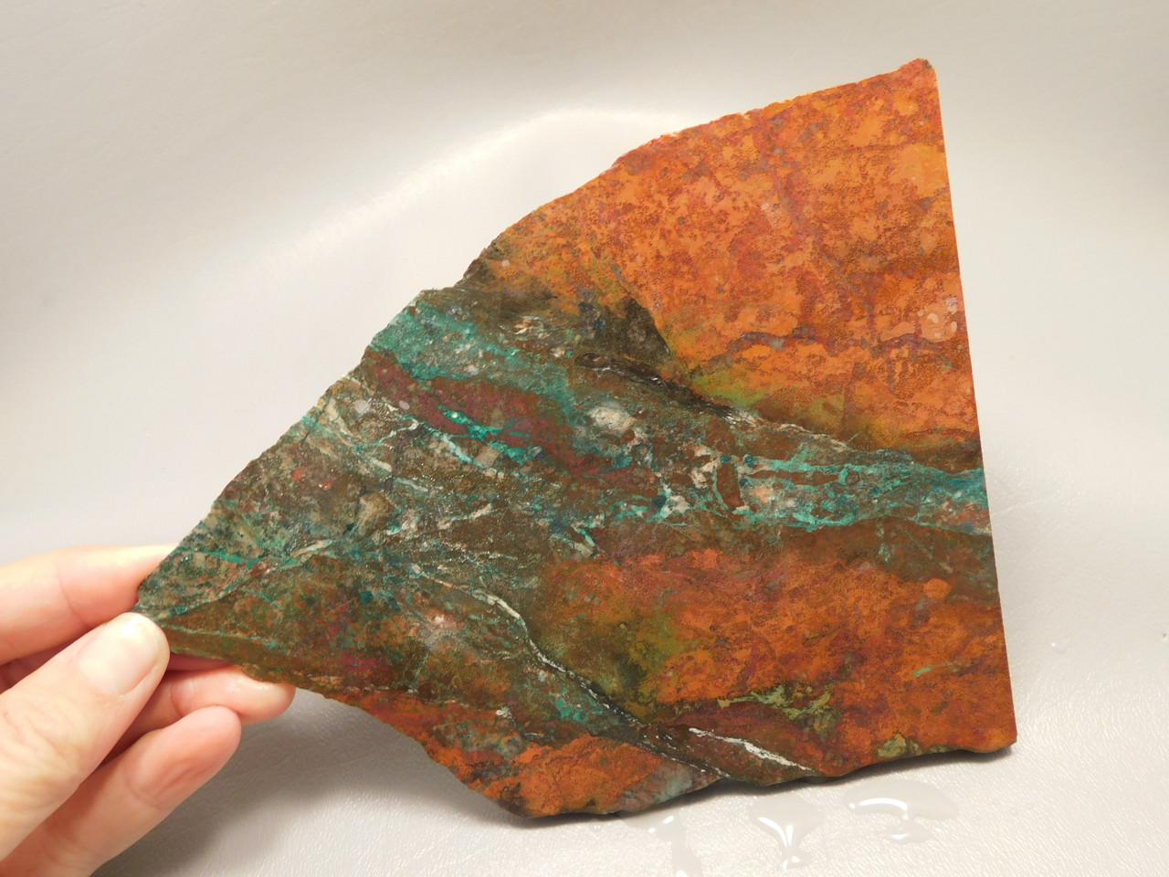 Sonora Sunset Unpolished Stone Slab Chrysocolla Cuprite Rough Rock #O4