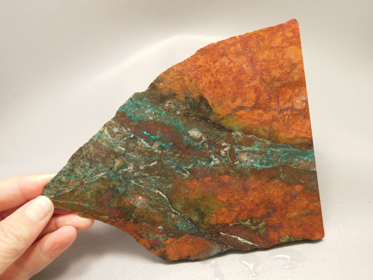 Sonora Sunset Unpolished Stone Slab Chrysocolla Cuprite Rough Rock #O4