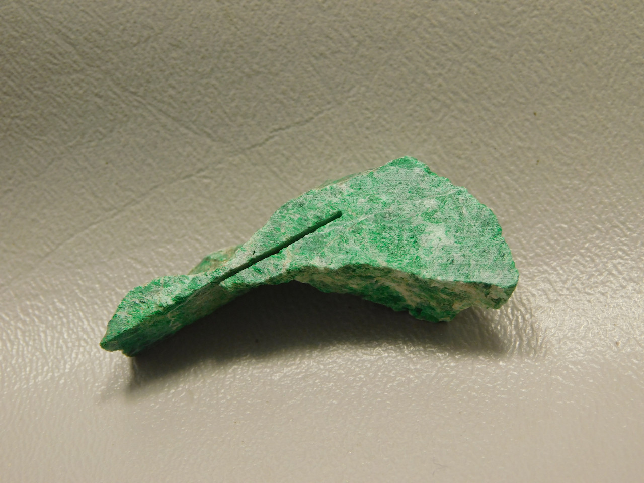 Maw Sit Sit Unpolished Stone Slab Green Jade Small Rock #O11