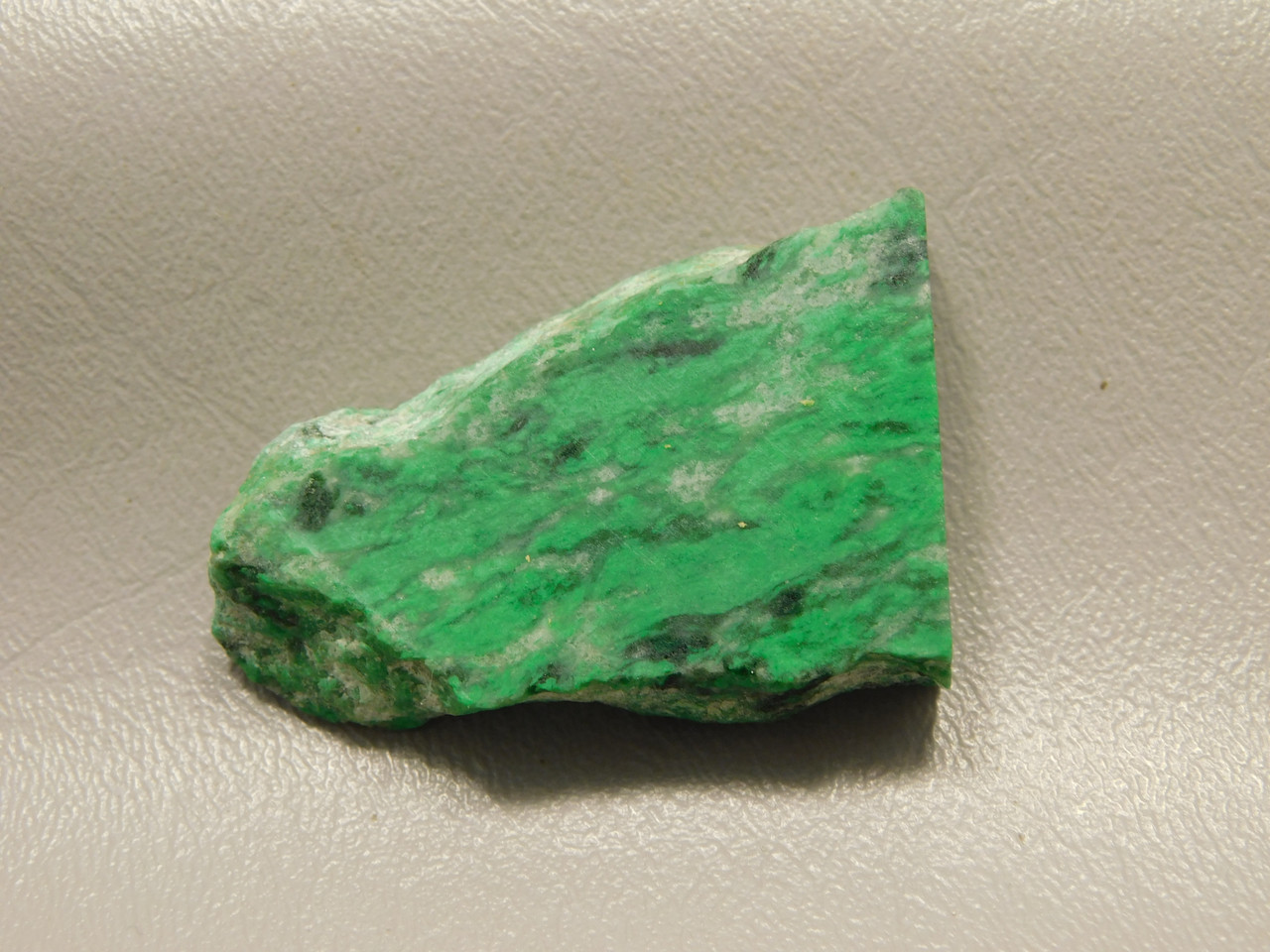 Maw Sit Sit Unpolished Stone Slab Green Jade Small Rock #O10