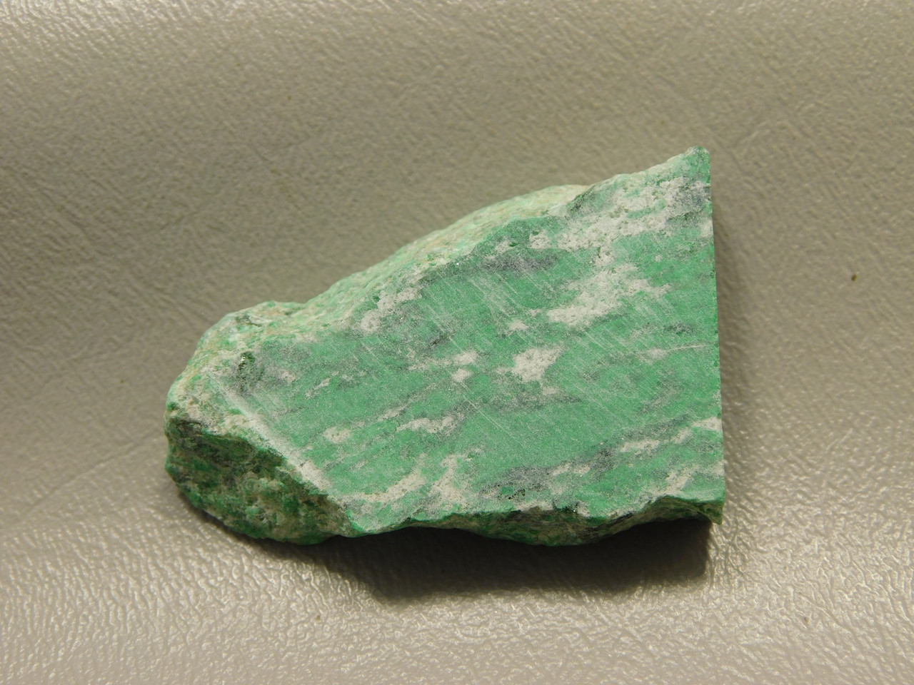 Maw Sit Sit Unpolished Stone Slab Green Jade Small Rock #O11