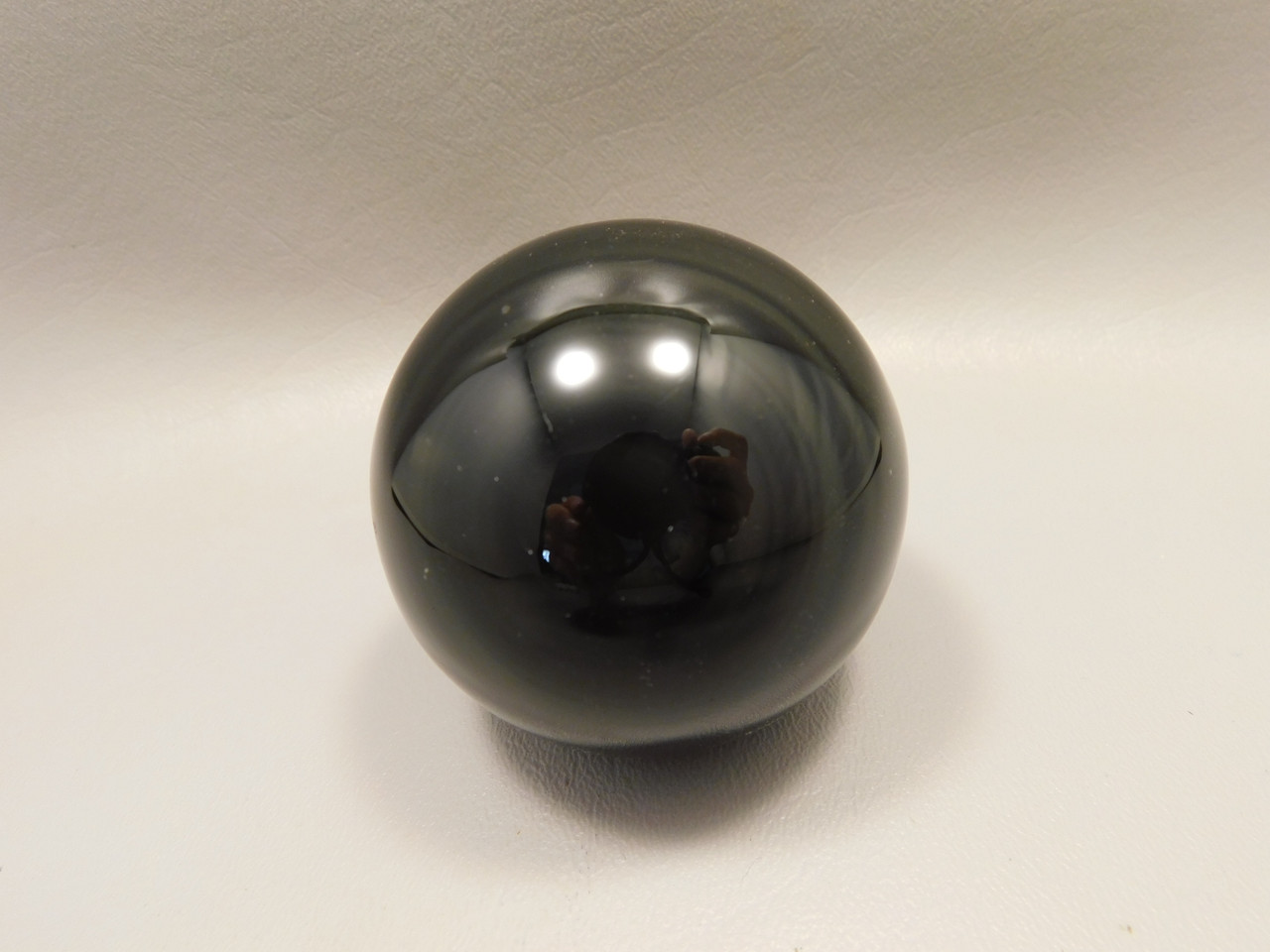 Rainbow Obsidian Stone Sphere Rainbow Obsidian 2.25 inch Healing Stone Black Gemstone #O1