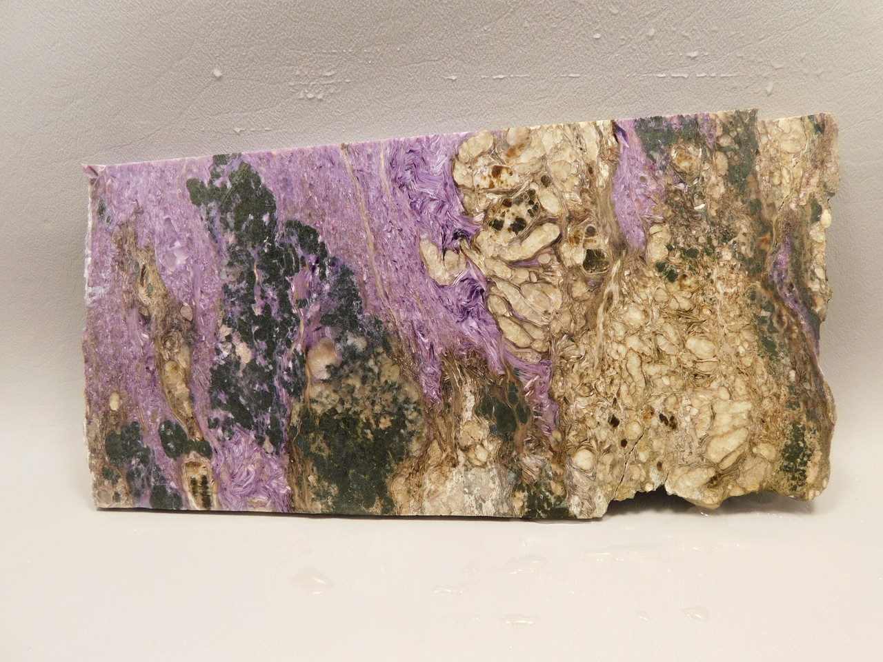 Charoite Stone Slab Lapidary Cabbing Purple Rough Rock #O1