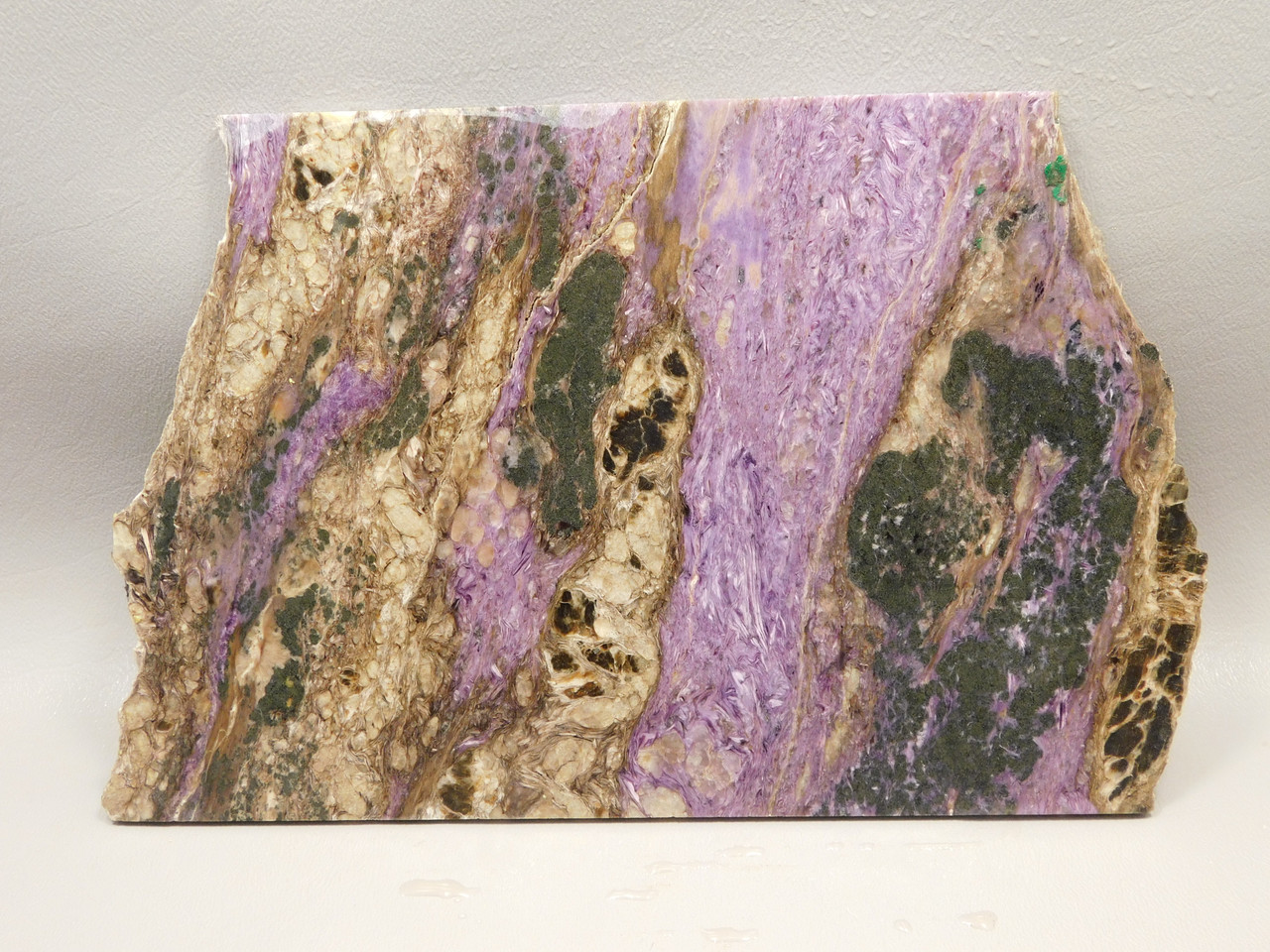 Charoite Stone Slab Lapidary Cabbing Purple Rough Rock #O4