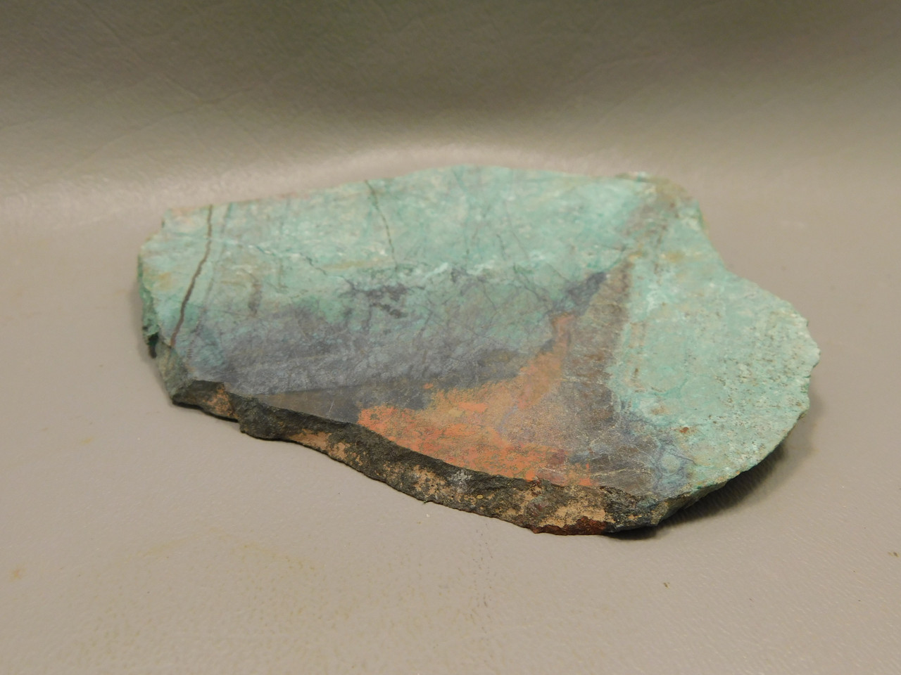 Sonora Sunset Unpolished Stone Slab Chrysocolla Cuprite Rough Rock #O2