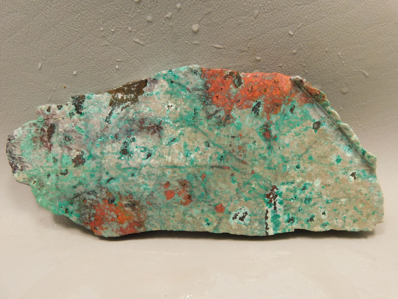 Sonora Sunset Unpolished Stone Slab Chrysocolla Cuprite Rough Rock #O5