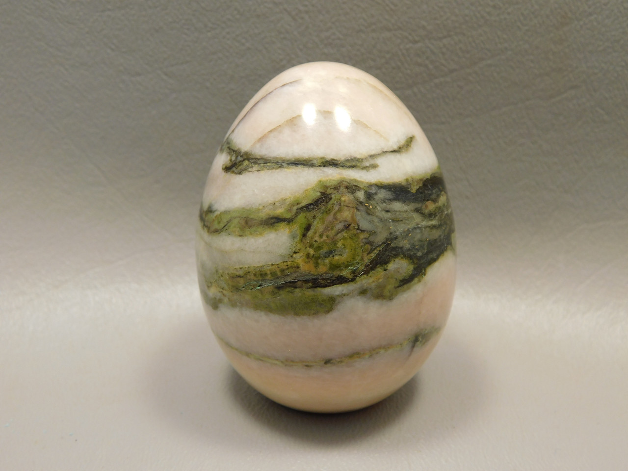 Harquahala Marble  Stone Egg Shaped 2.4 inch Pink Rock Arizona #O4
