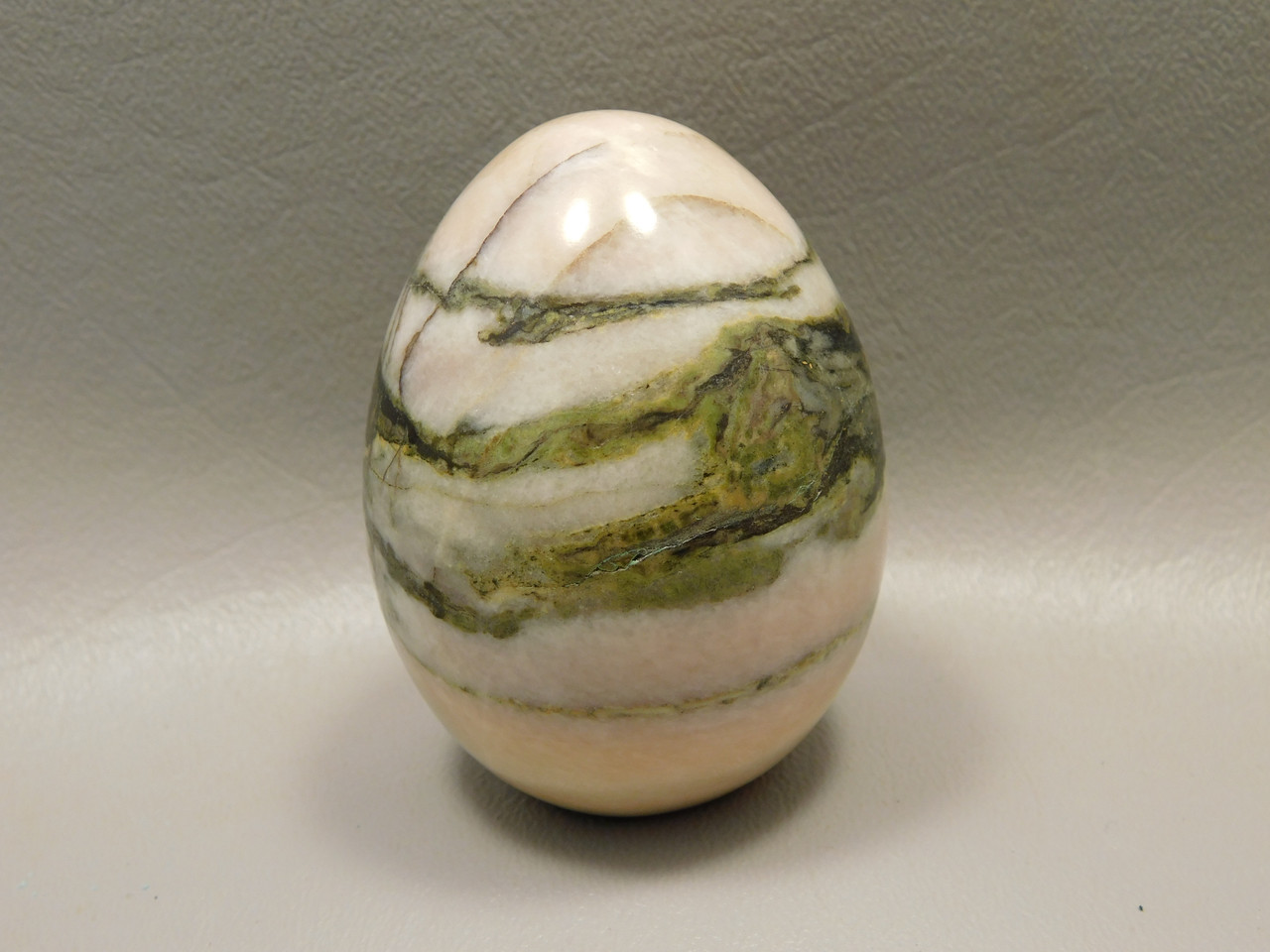 Harquahala Marble  Stone Egg Shaped 2.4 inch Pink Rock Arizona #O4