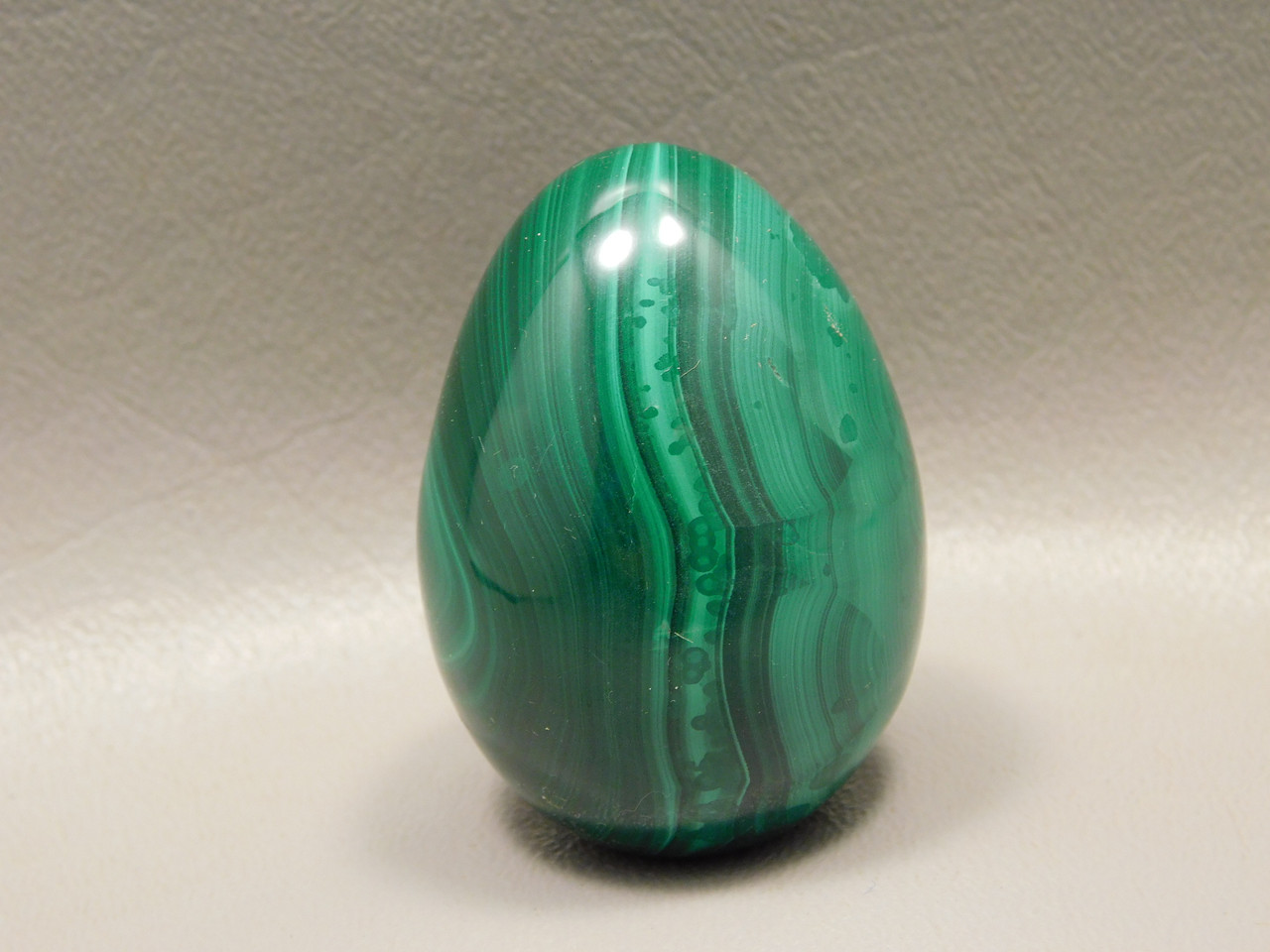 Malachite Stone Egg 1.8 inch Gemstone African Green Rock #O5