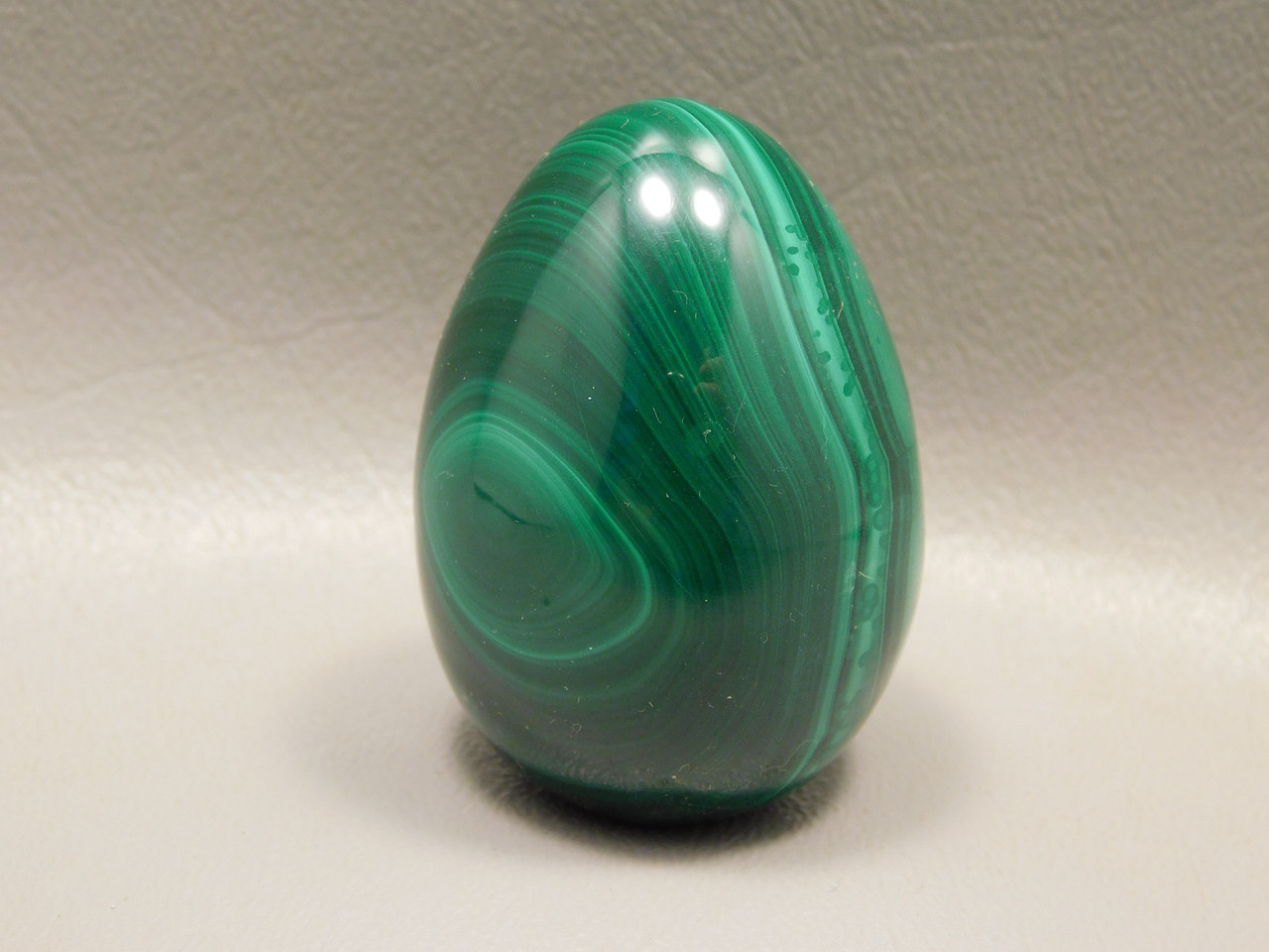 Malachite Stone Egg 1.8 inch Gemstone African Green Rock #O5