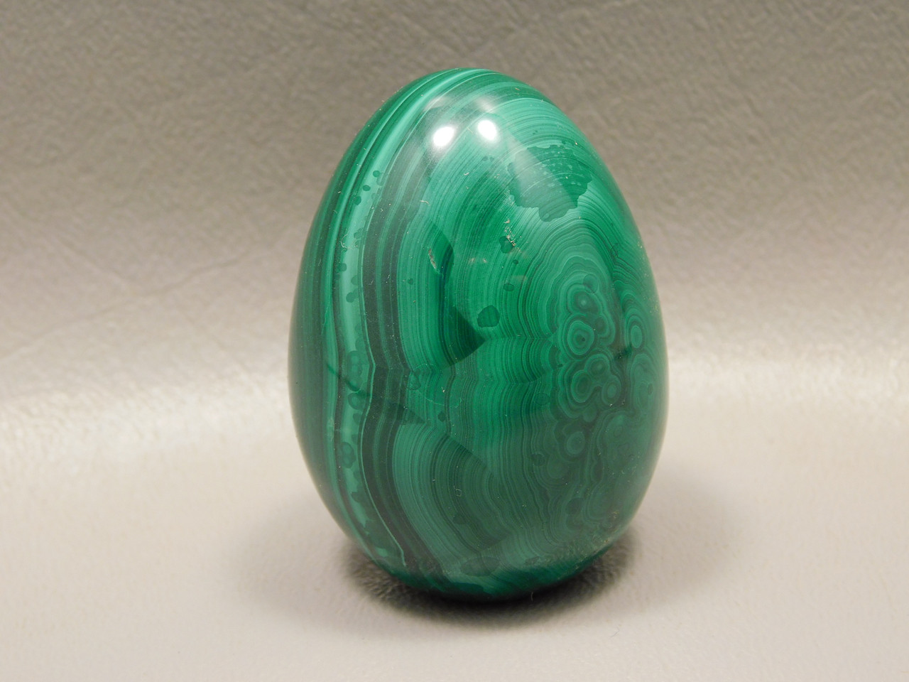 Malachite Stone Egg 1.8 inch Gemstone African Green Rock #O5