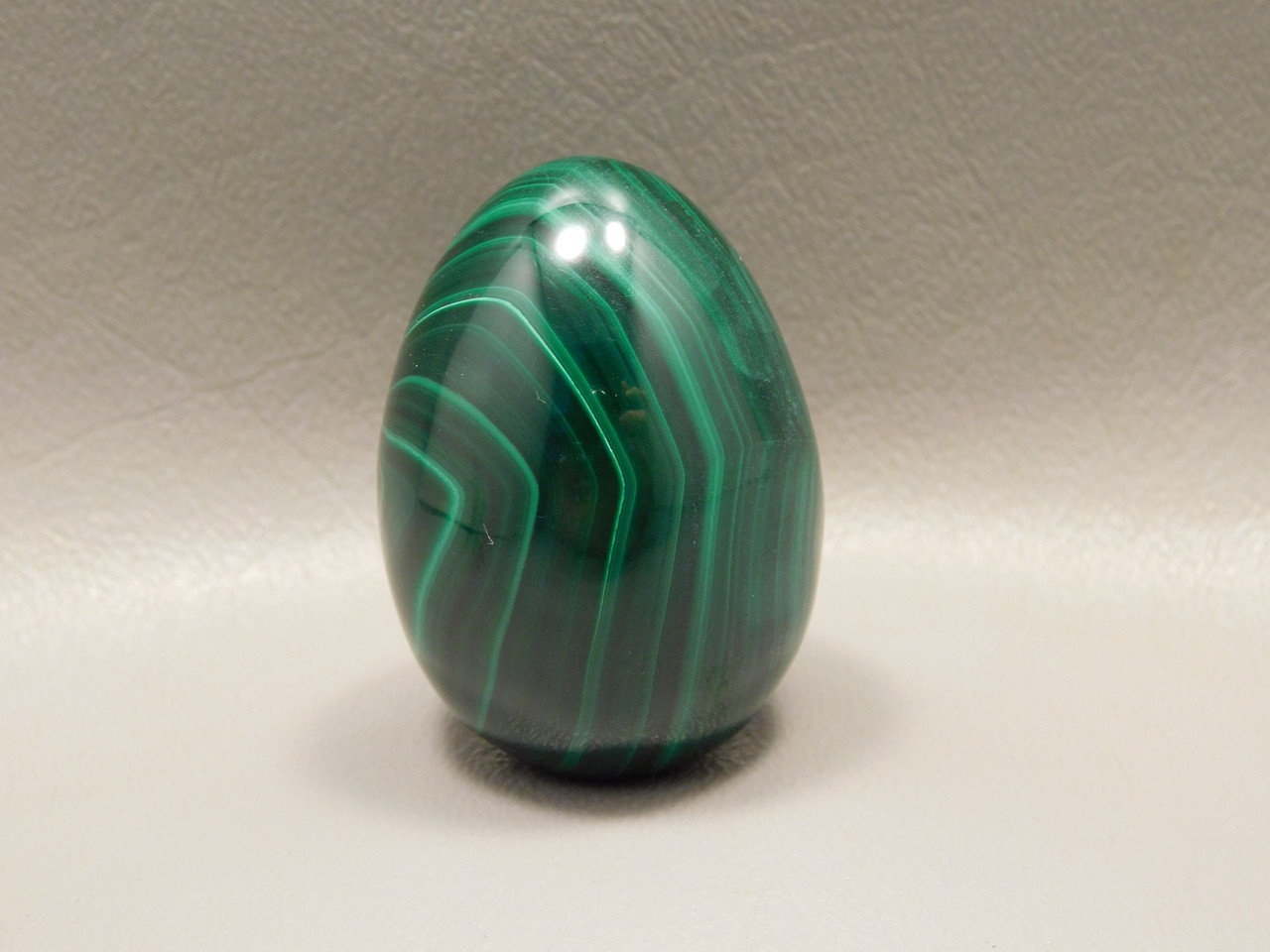 Malachite Stone Egg 1.7 inch Gemstone African Green Rock #O1