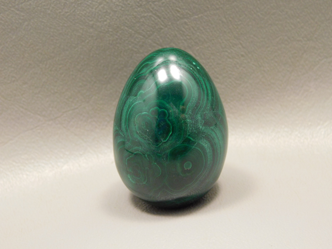 Malachite Stone Egg 1.7 inch Gemstone African Green Rock #O1