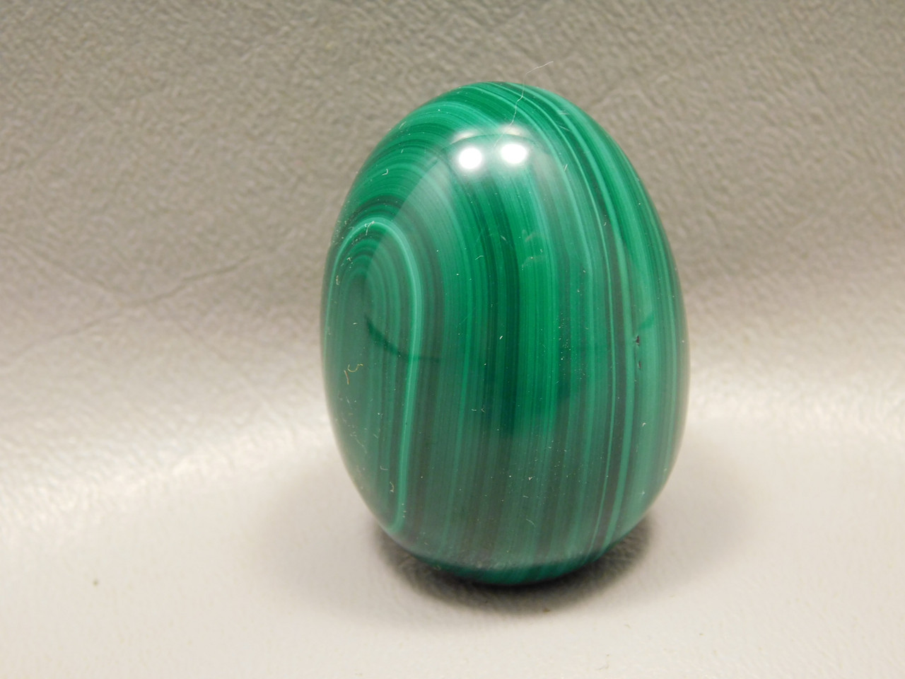 Malachite Stone Egg 1.7 inch Gemstone African Green Rock #O2