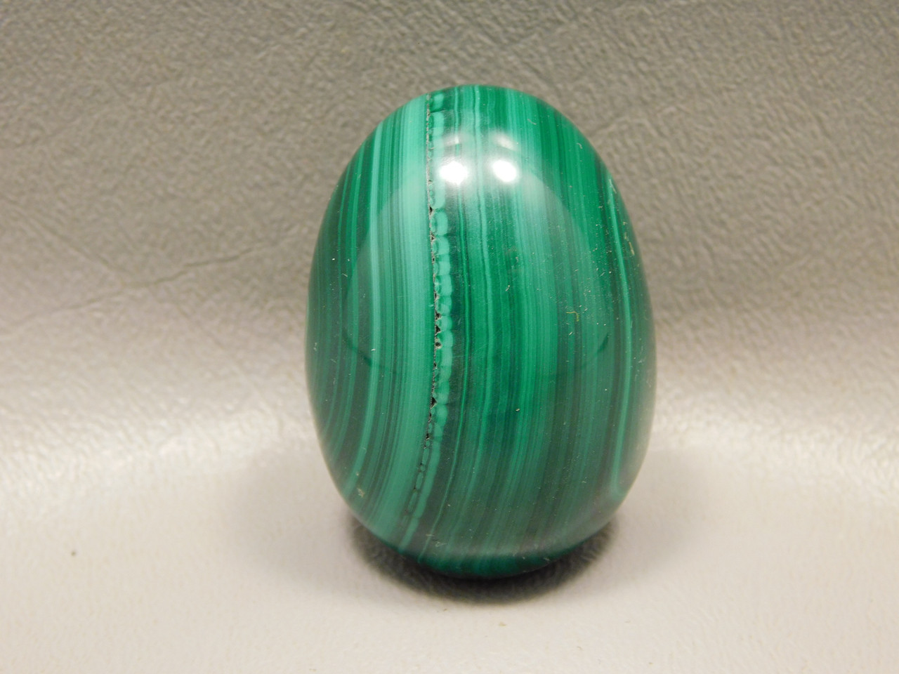 Malachite Stone Egg 1.7 inch Gemstone African Green Rock #O2