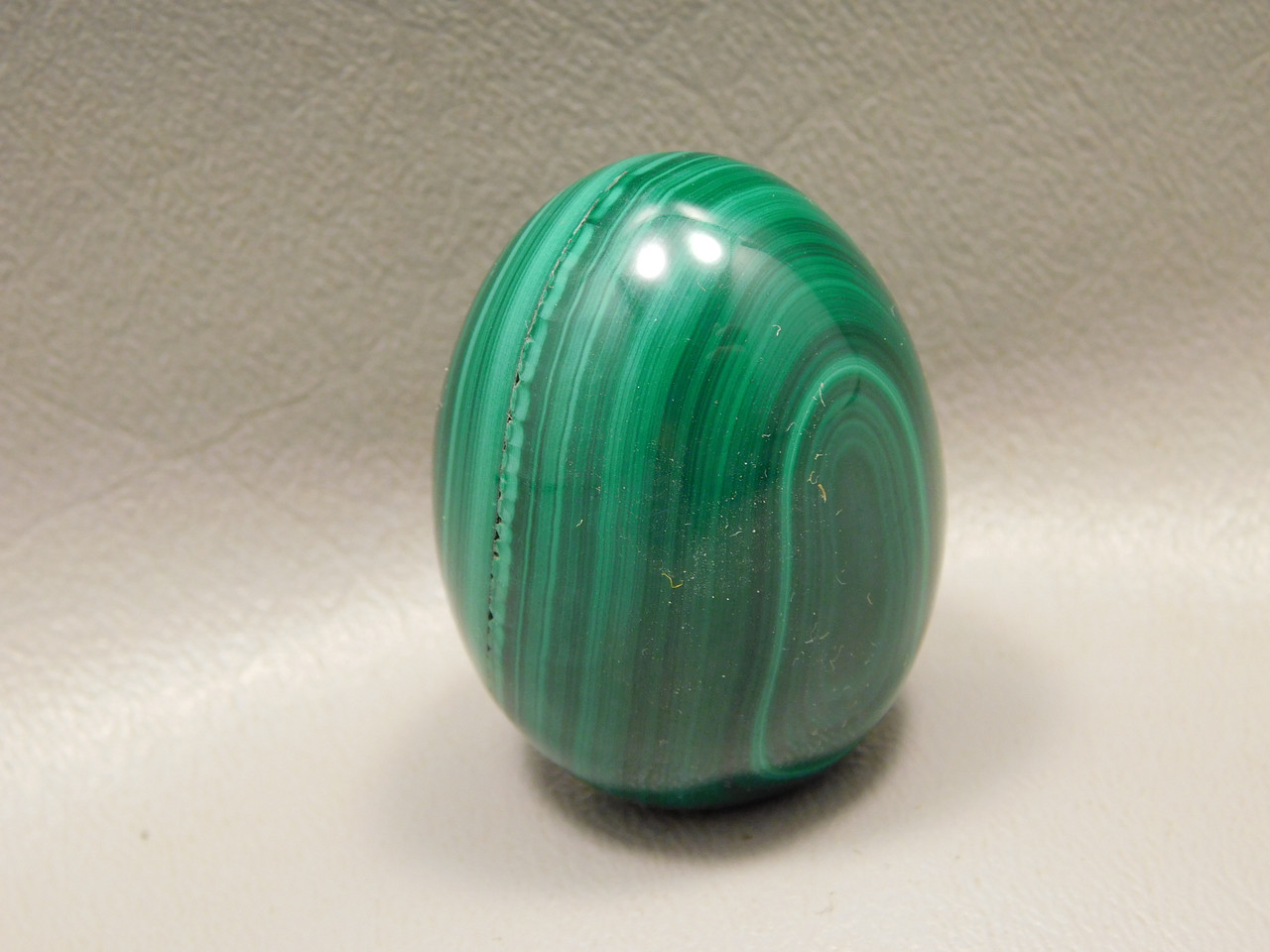 Malachite Stone Egg 1.7 inch Gemstone African Green Rock #O2