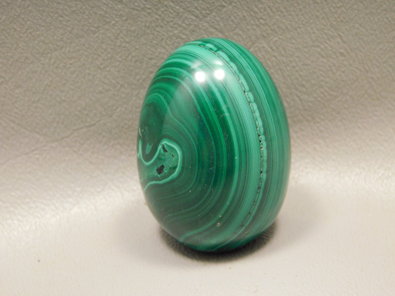 Malachite Stone Egg 1.7 inch Gemstone African Green Rock #O2