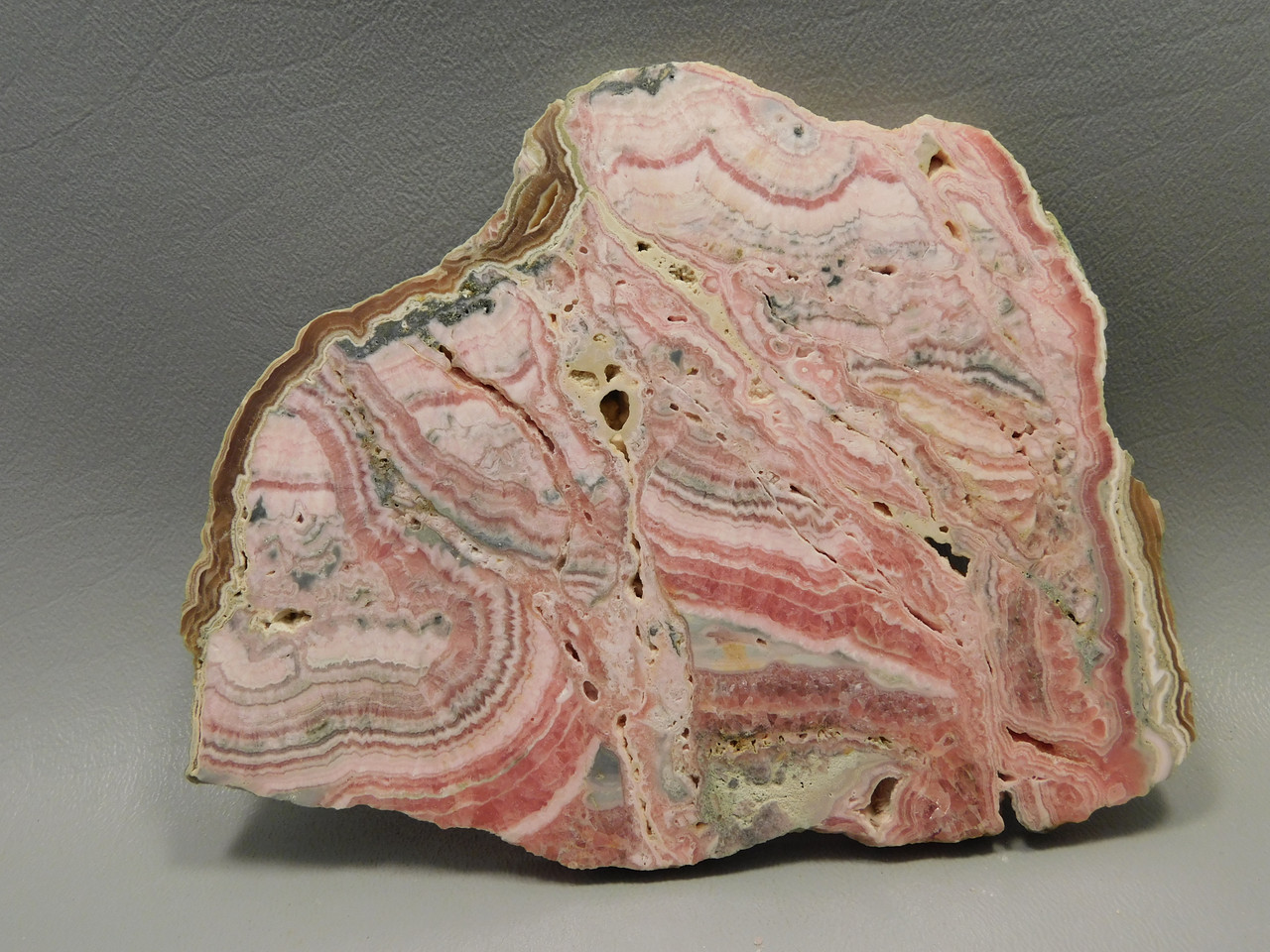 Rhodochrosite Polished Stone Slab Pink Rock Argentina #O10