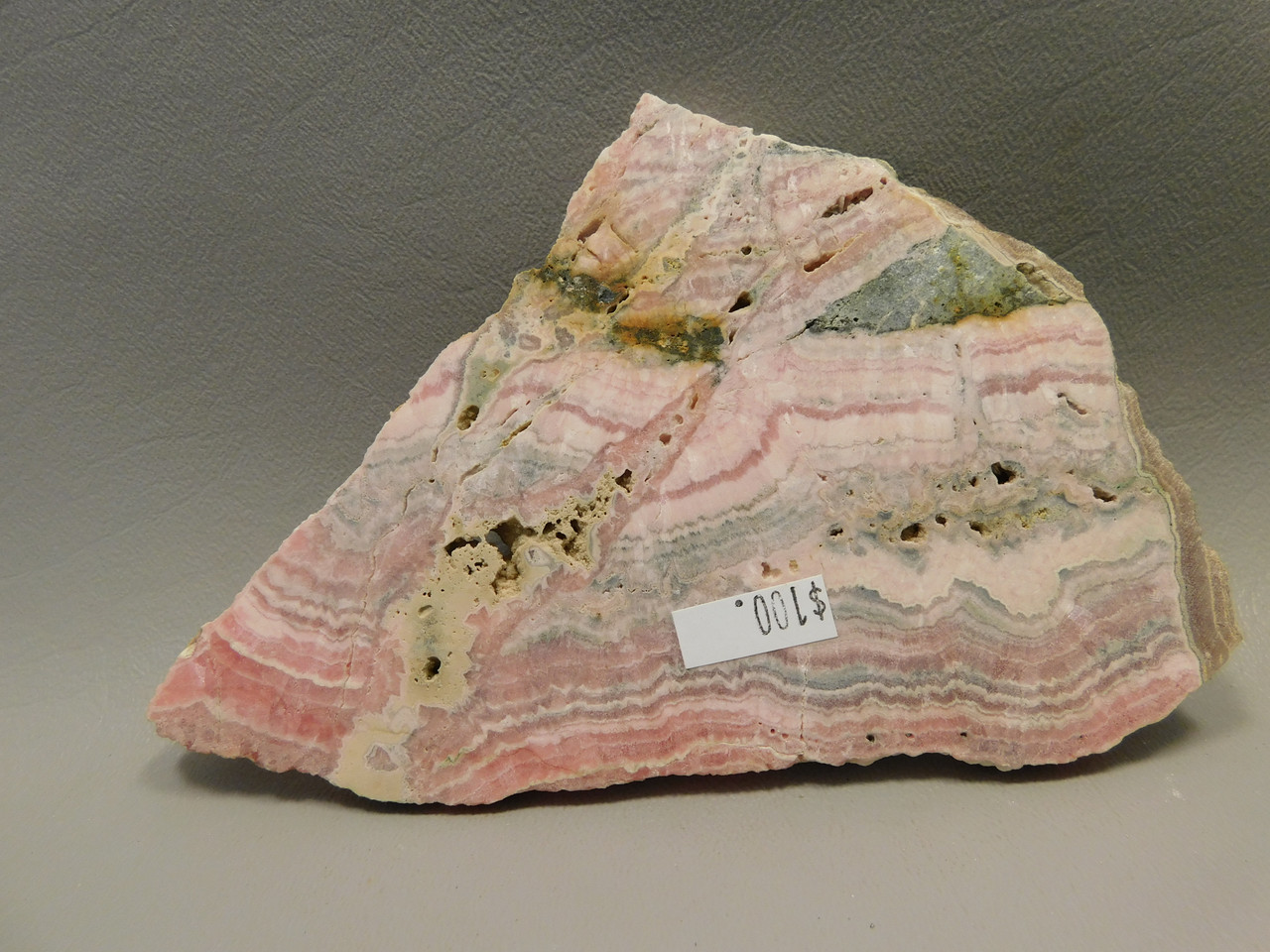 Rhodochrosite Polished Stone Slab Pink Rock Argentina #O11