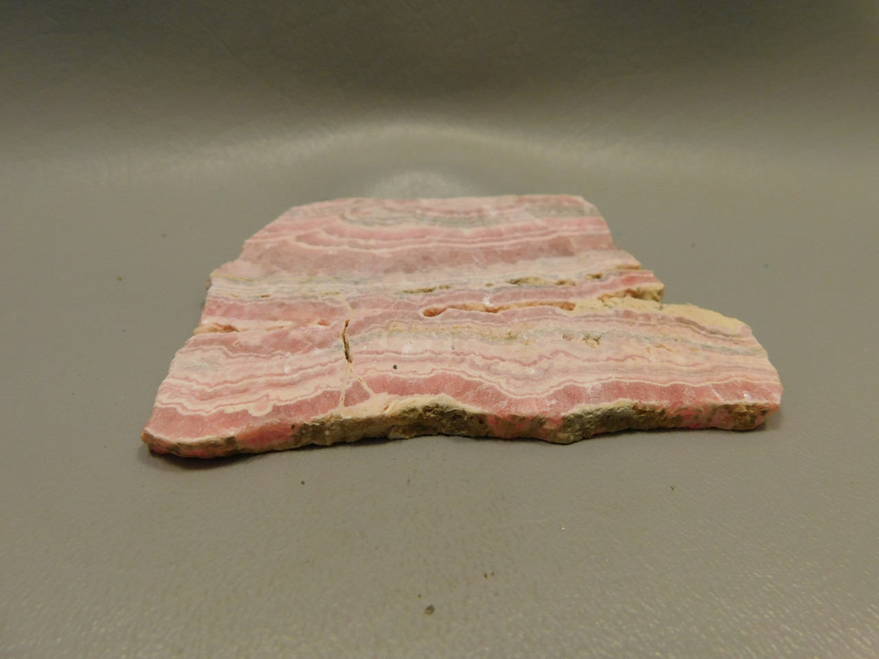 Rhodochrosite Stone Slab Lapidary Pink Rough Rock Argentina #O7