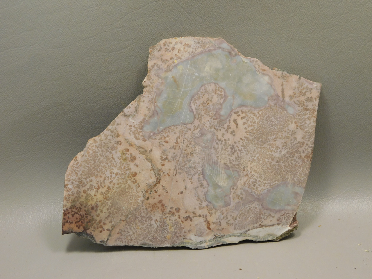 Red Sage Picture Stone Jasper Slab Rough Rock Cabbing Cutting #O4