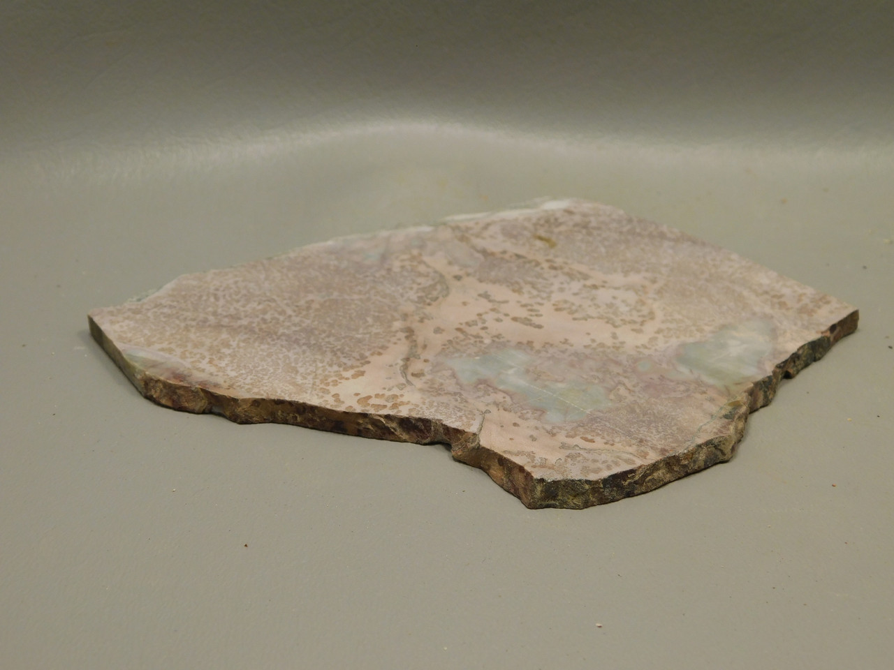 Red Sage Picture Stone Jasper Slab Rough Rock Cabbing Cutting #O4