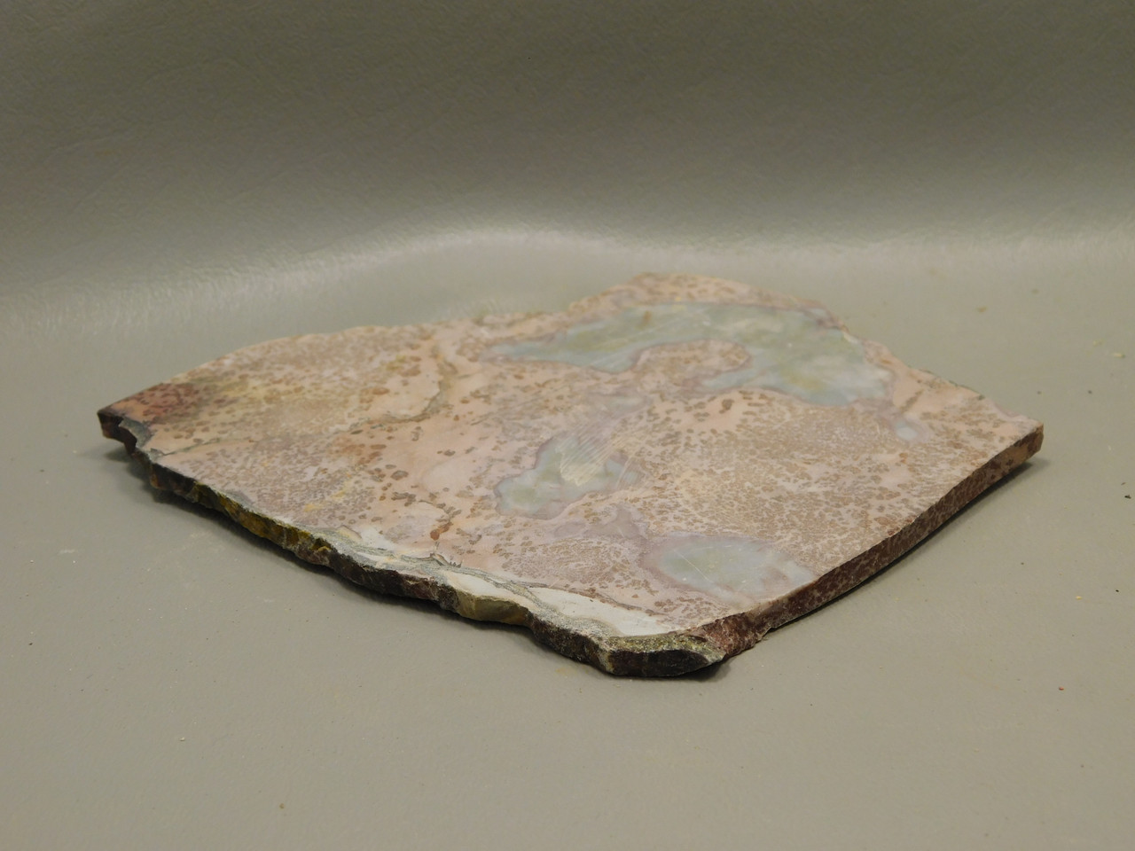 Red Sage Picture Stone Jasper Slab Rough Rock Cabbing Cutting #O4
