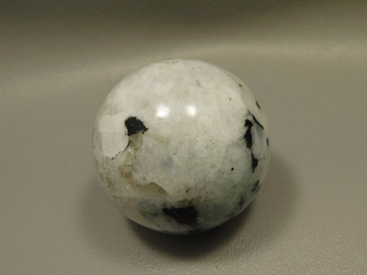 Moonstone Sphere 1.9 inch Polished Rock Rainbow Gemstone India #O2