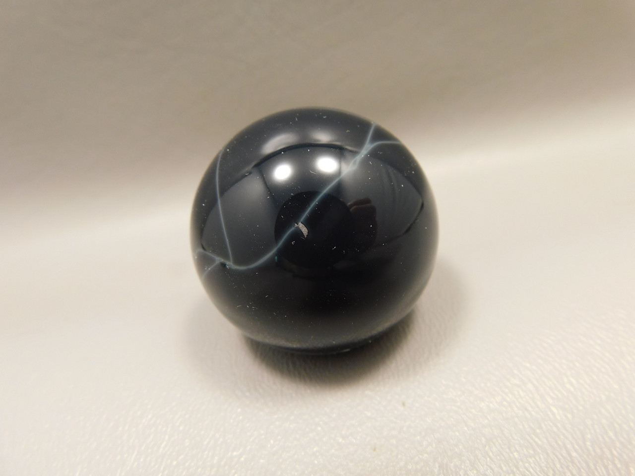 Spiderweb Obsidian Stone Sphere 1.5 inch or 39 mm Gemstone #O3