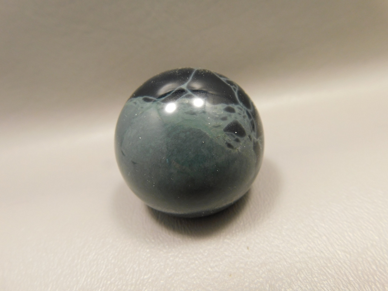 Spiderweb Obsidian Stone Sphere 1.5 inch or 39 mm Gemstone #O3