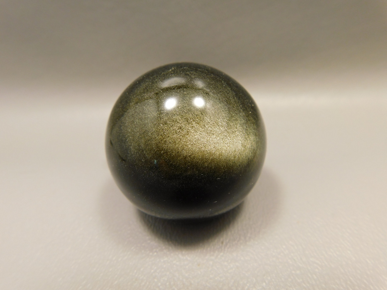 Gold Sheen Sphere 1.5 inch Gemstone Chatoyant 40 mm Stone Ball #Og1