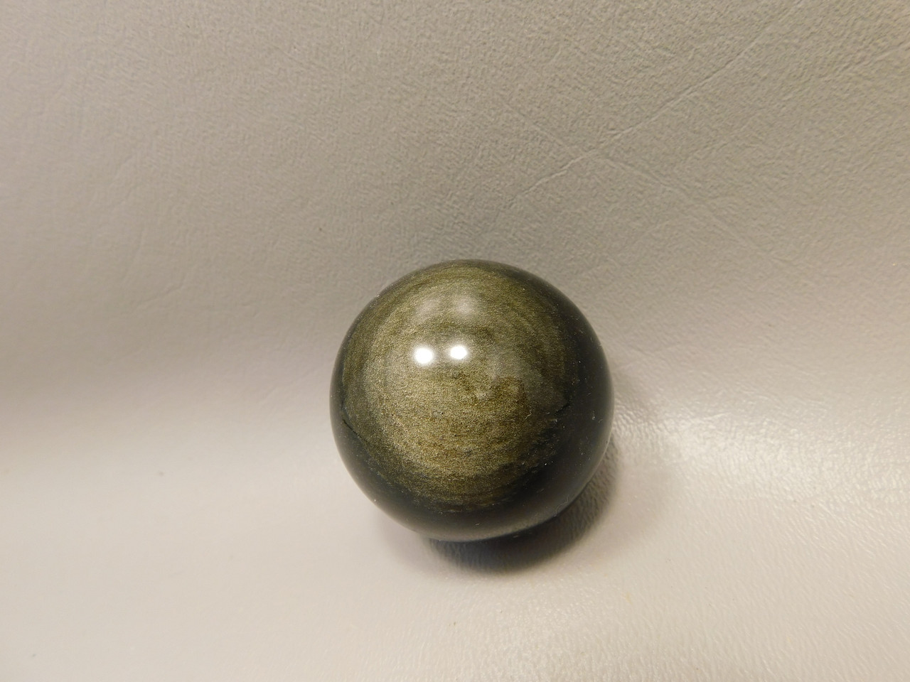 Gold Sheen Obsidian Sphere 1.8 inch Chatoyant Gemstone Ball #Og6