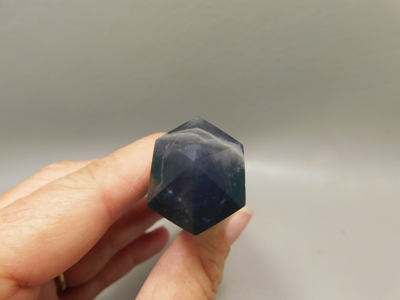 Fluorite Crystal Point 3.65 inch Polished Gemstone Tower #O2