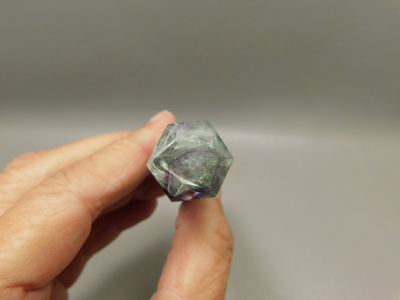 Fluorite Crystal Point 2.8 inch Polished Gemstone Tower #O4