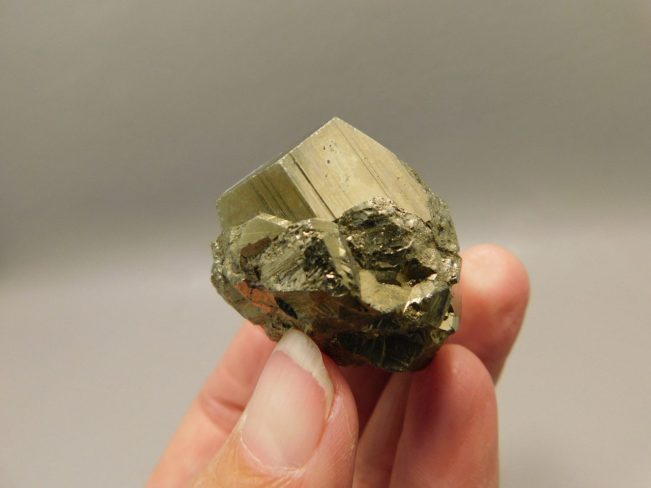 Pyrite Crystal Natural Small Mineral Specimen Cubes Fools Gold Peru #O1