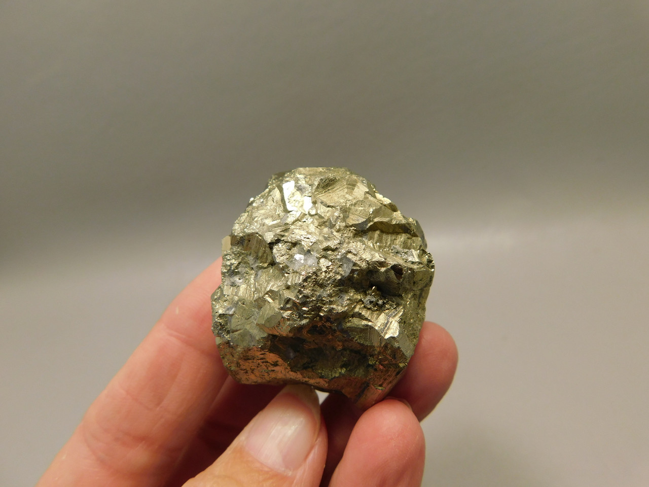 Pyrite Crystal Natural Small Mineral Specimen Cubes Fools Gold Peru #O1