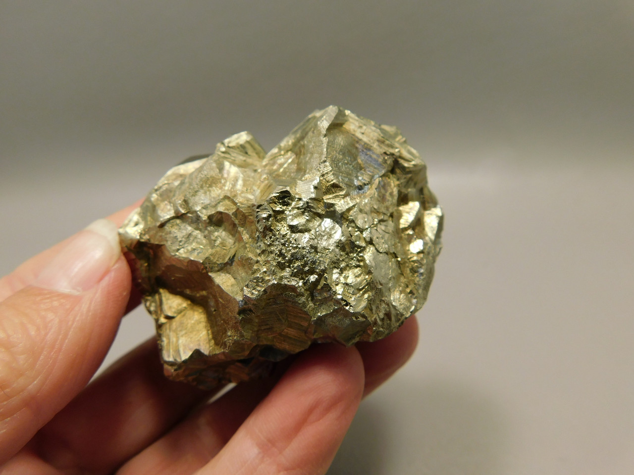 Pyrite Crystal Natural Small Mineral Specimen Cubes Fools Gold Peru #O3
