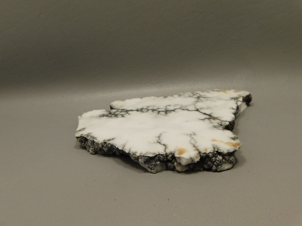 Howlite Polished Stone Slab Decorator Rock Tick Canyon California #O2