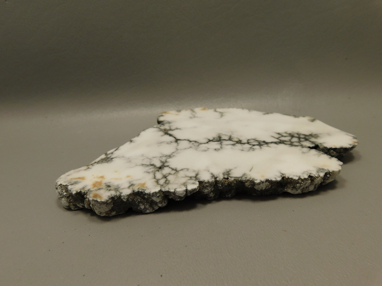 Howlite Polished Stone Slab Decorator Rock Tick Canyon California #O2