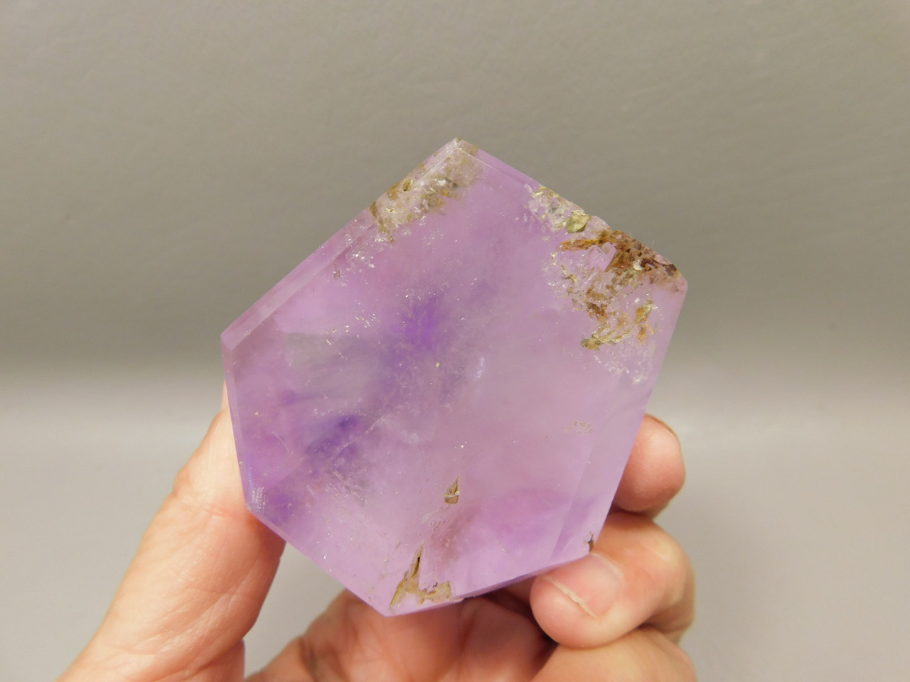 Amethyst Crystal Point Polished Tower Natural Purple Gemstone #O10