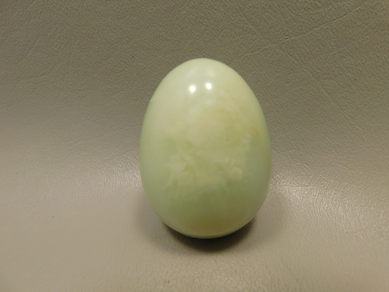Serpentine Stone Egg 2 inch Yellow Green Rock New Jade #O8