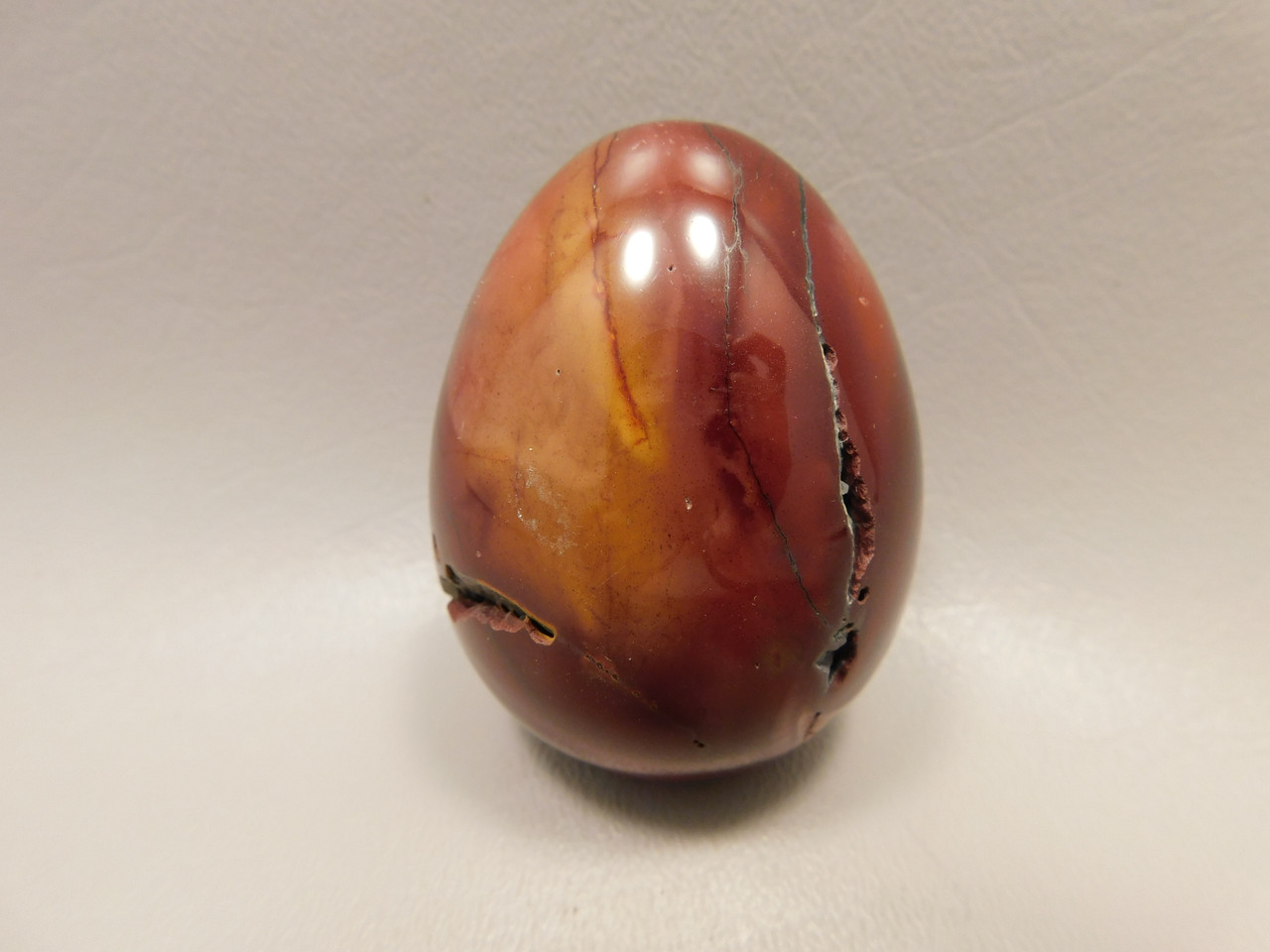 Mookaite Jasper Egg Carving 2.3 inch Polished Rock Australia #O1