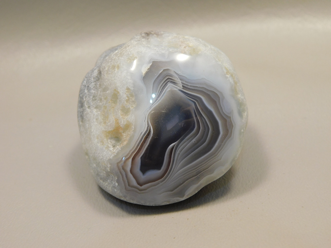 Botswana Agate Polished Stone Nodule Collector Rock Mineral #O10