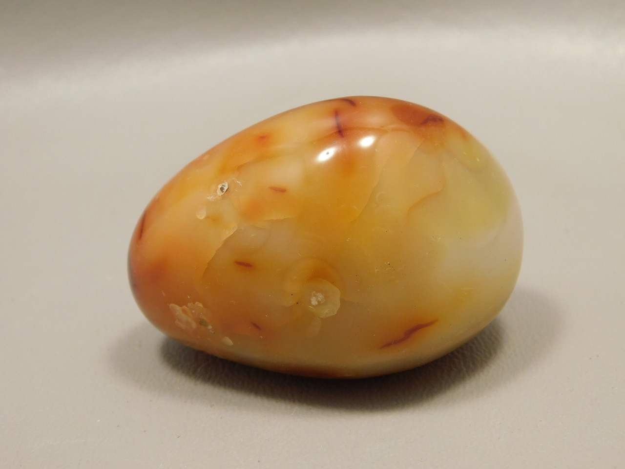 Carnelian Agate Polished Tumbled Stone Crystal Healing #O12