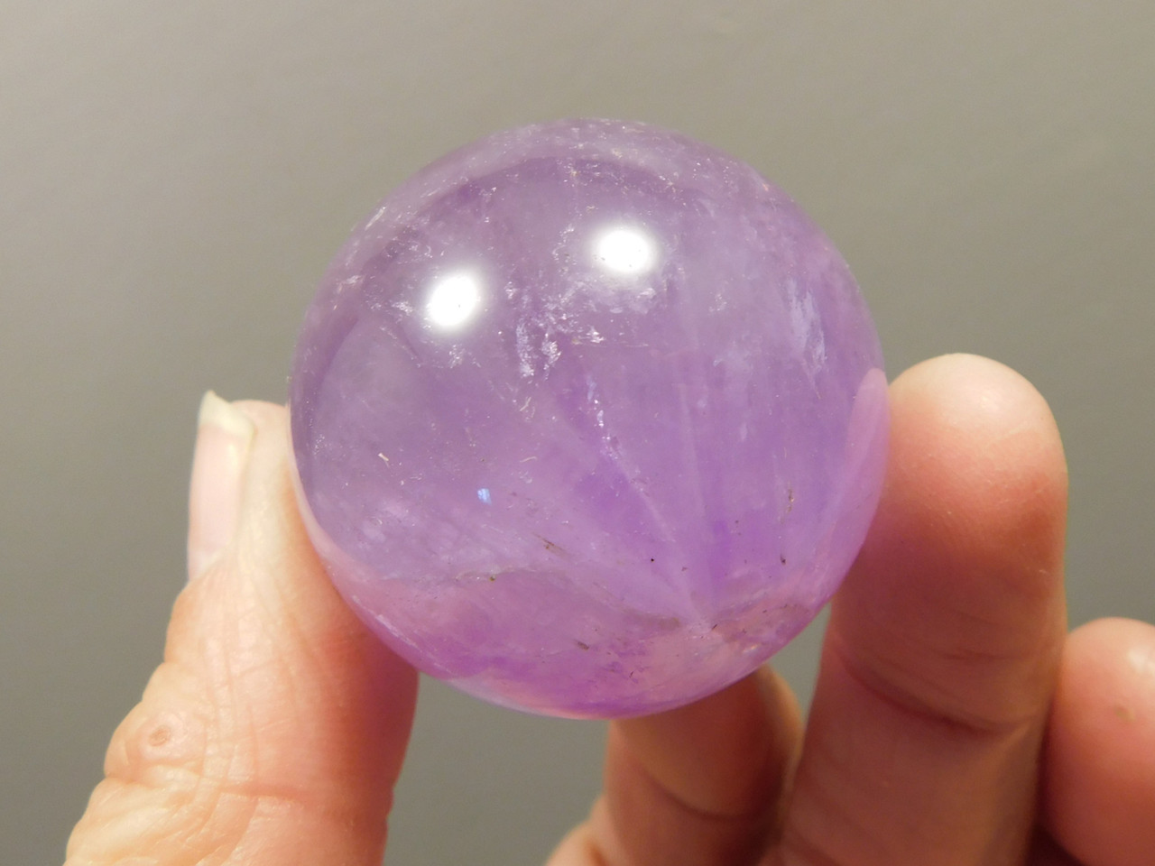 Amethyst Sphere 1.4 inch Natural Purple Gemstone 36 mm #O17