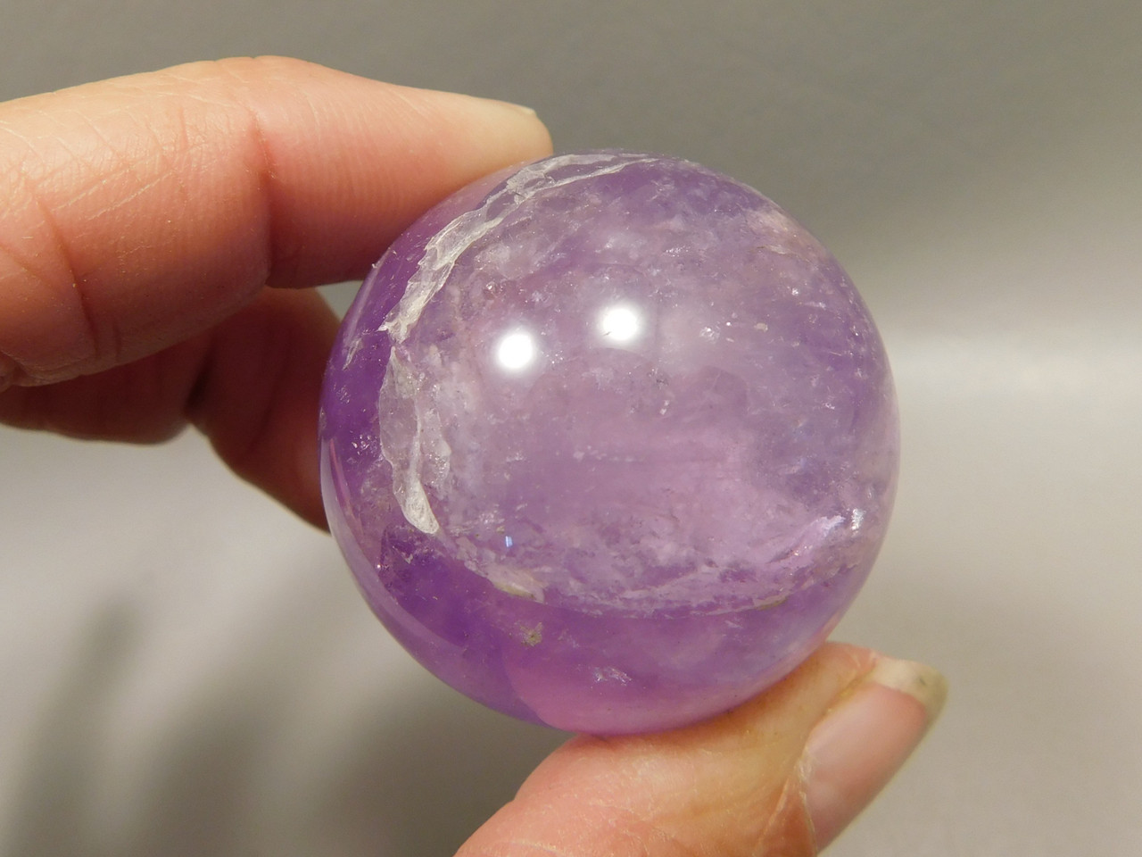 Amethyst Sphere 1.4 inch Natural Purple Gemstone 36 mm #O17